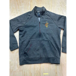 Cleveland Cavaliers Jacket Carl Banks G iii Size XL Zip Up Gray